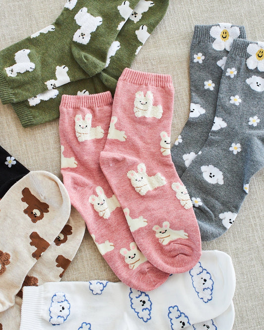 cute korean socks