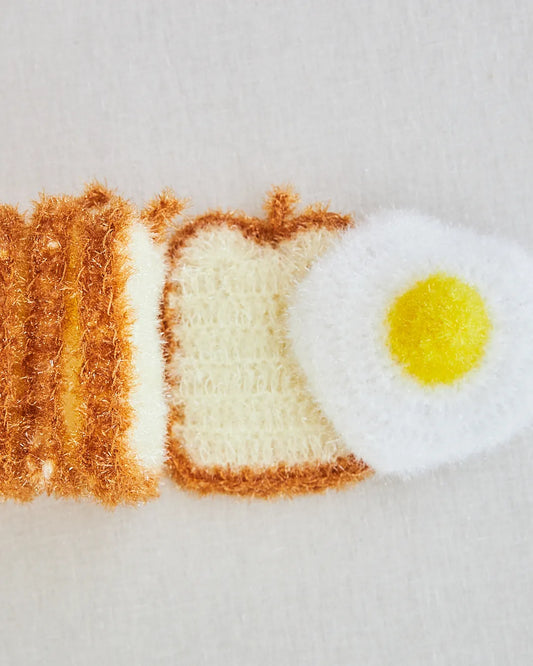 egg and bread dish scrubber
