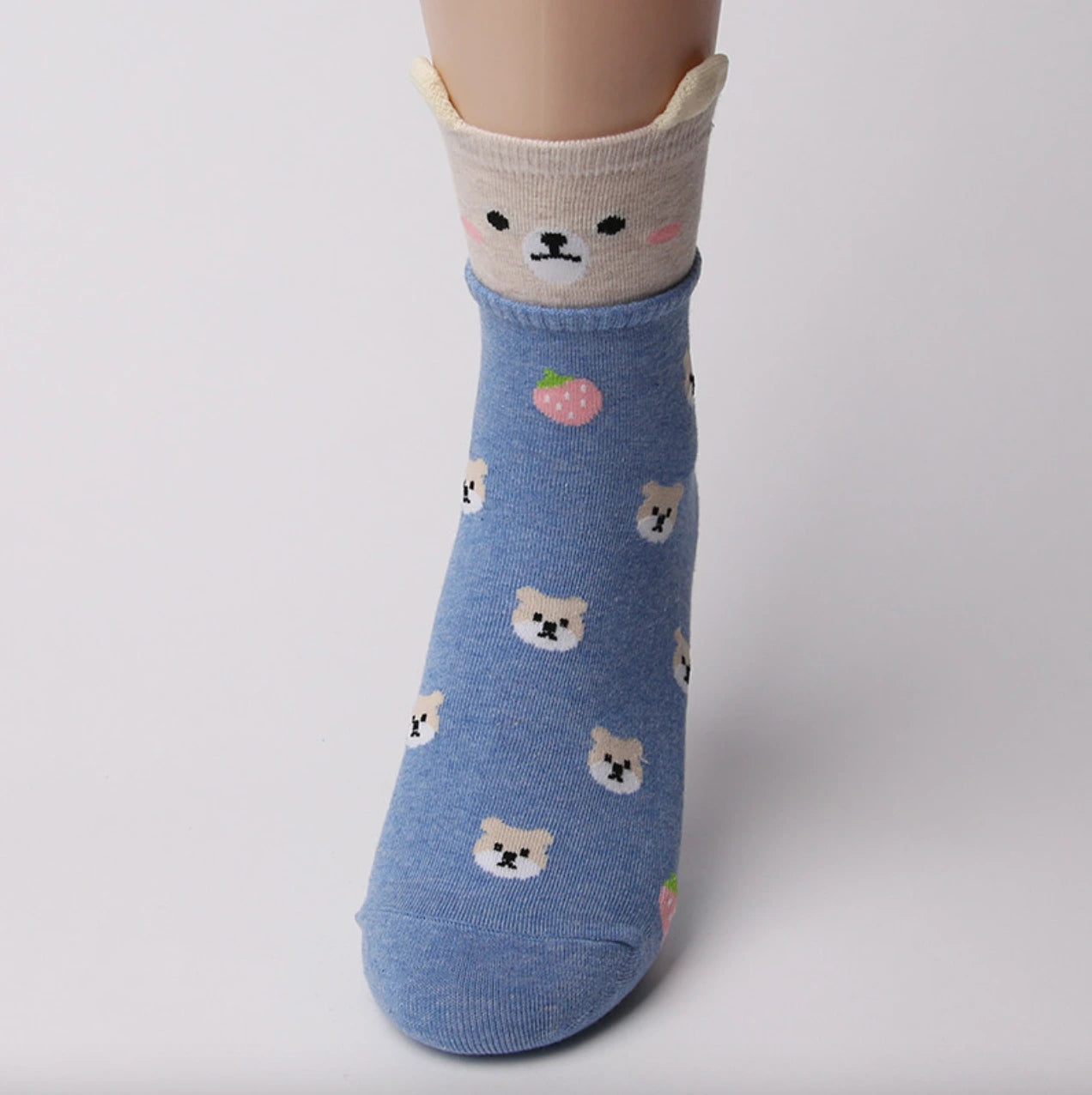 high socks bear