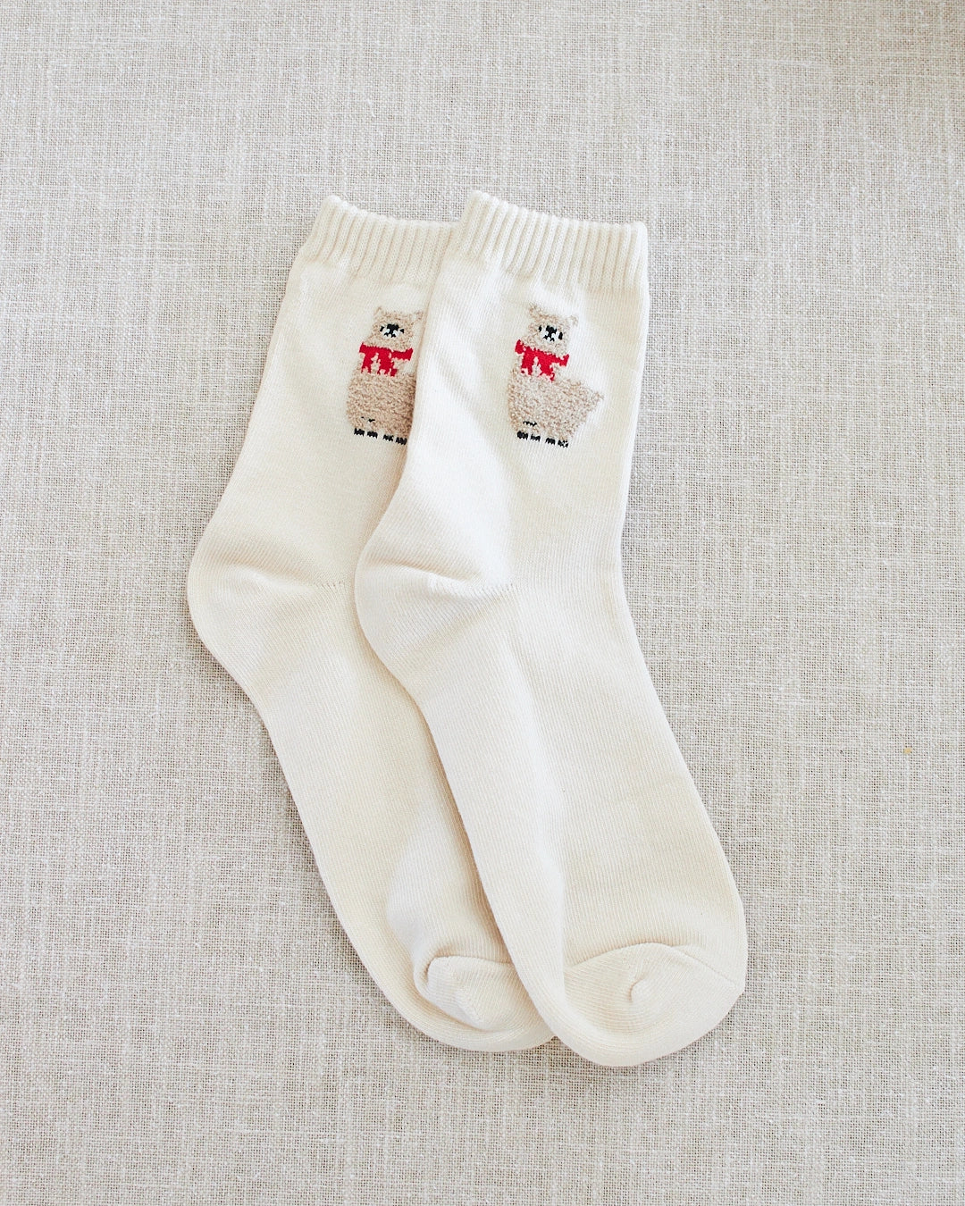 white llama socks