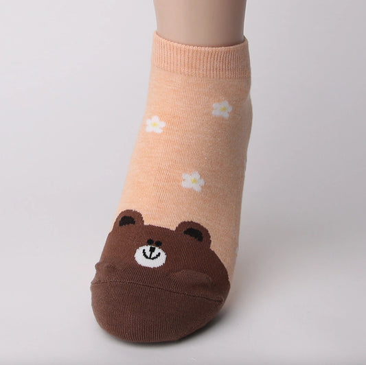 bear daisy socks 