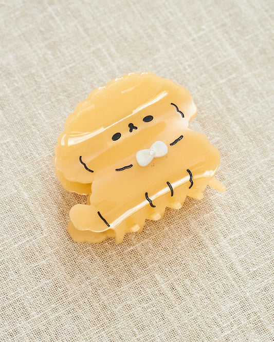 cute brown dog hair clip