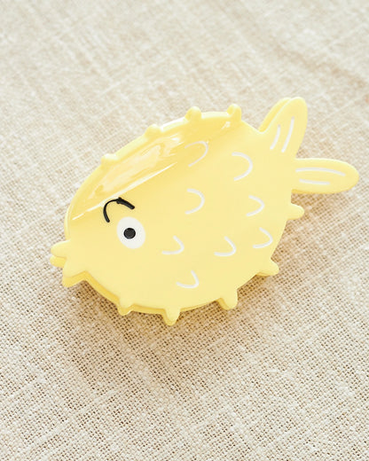fugu fish hair clip