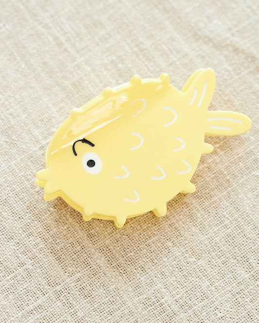 fugu fish hair clip