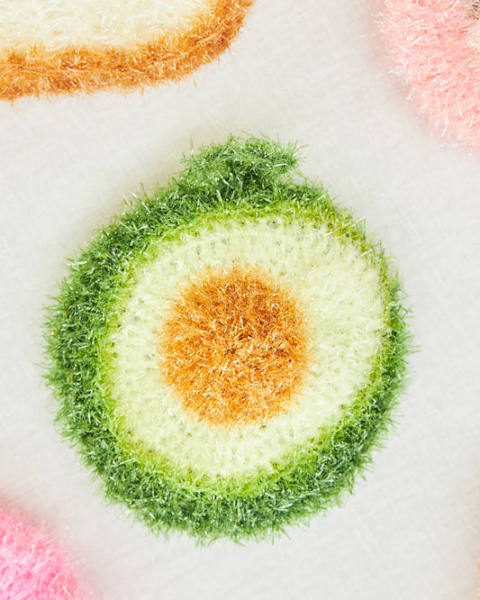 fun dish sponge avocado