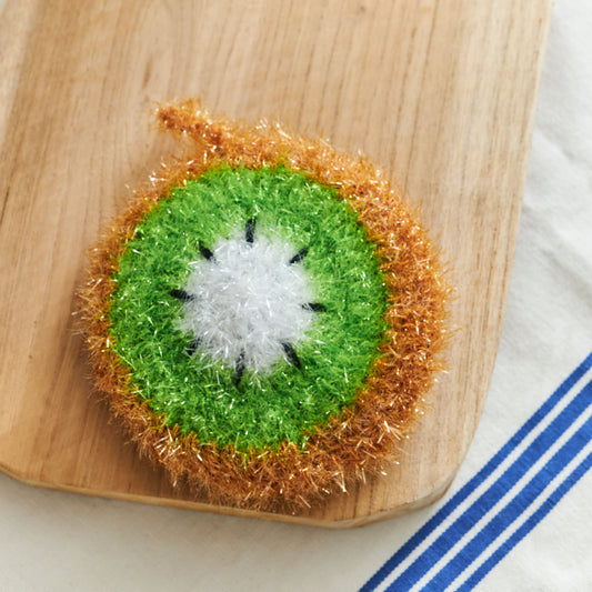 green kiwi sponge for the dish