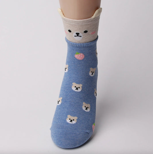 high socks bear