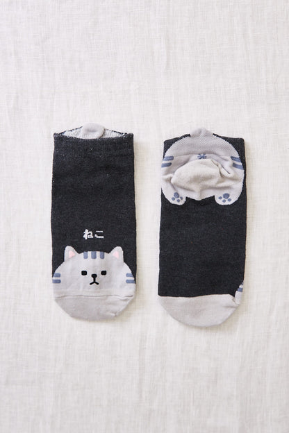 japanese cat socks