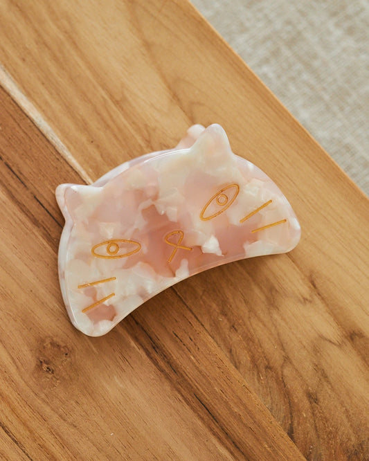 pink cat hair clip