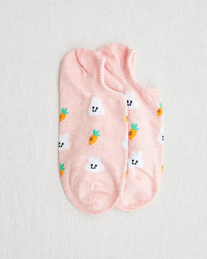 pink rabbit socks