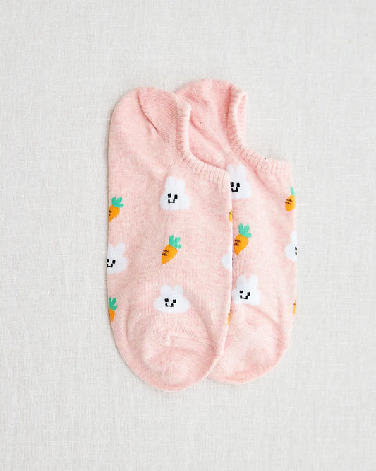 pink rabbit socks