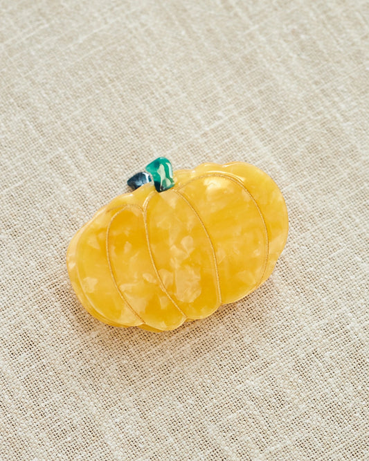 pumpkin hair clip