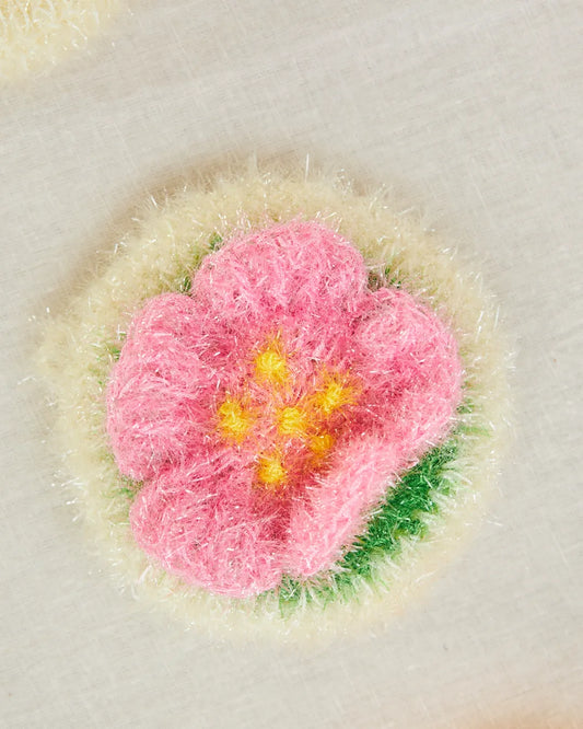 scrubby flower sponge
