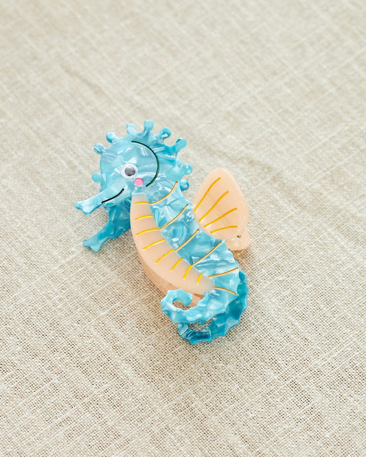 seahorse hair clip