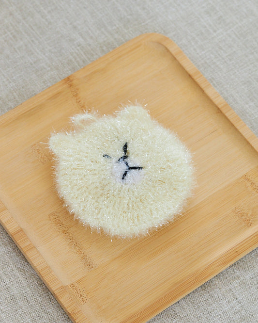 white bear sponge for the dishes