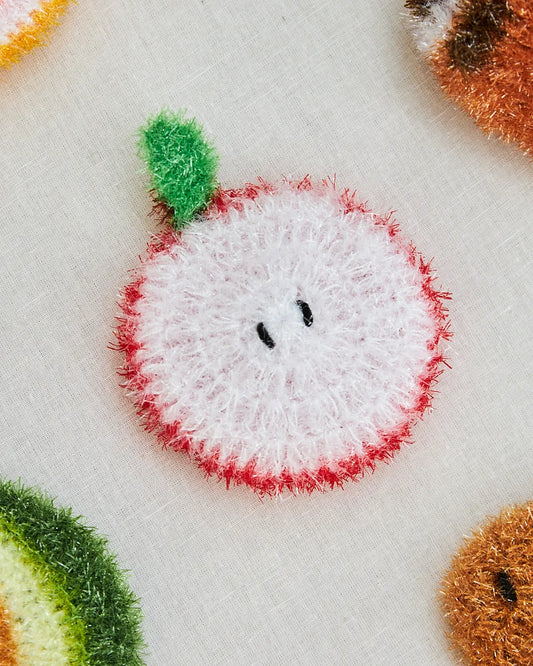 apple dish sponge